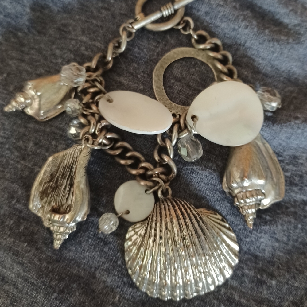 Sea themed charm bracelet